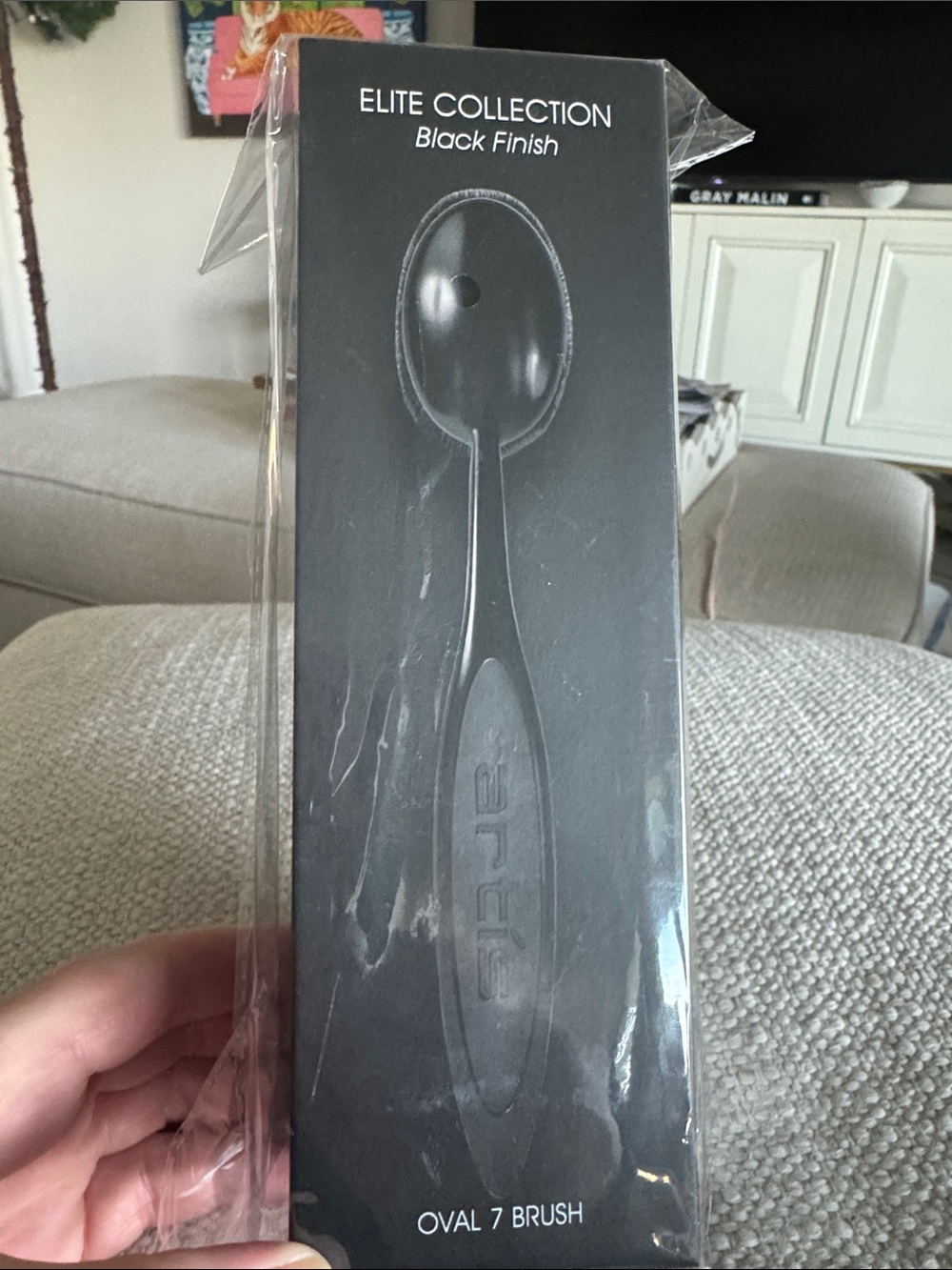 Artis Elite Collection Oval 7 Brush - Black Finish NWT